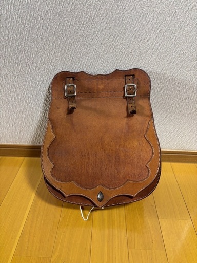 バイク　サイドバッグ本革