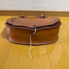 バイク　サイドバッグ本革の画像