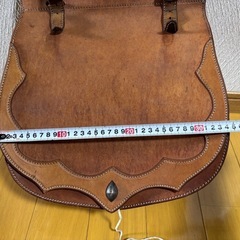 バイク　サイドバッグ本革の画像