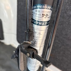 ●ケーヨーD2 タンク内蔵式エアーポンプ●自転車空気入れの画像