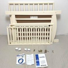 ベビーベッド　カトージ　ミニ立ちベッド　プチバニラ　取扱説明書　付属品全てありの画像