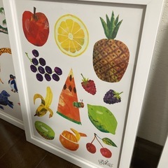 エリックカール　ポスター　額装品　3点セットの画像