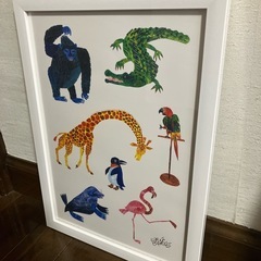 エリックカール　ポスター　額装品　3点セットの画像