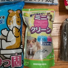 ドワーフハムスター　小動物　飼育　エサ　砂　かじり木の画像