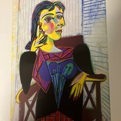 Picasso ピカソ　ドラマールの肖像　ポスター　ピカソ美術館　パリ　レア希少の画像