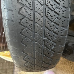 jeep タイヤ　17インチブラックホイールの画像