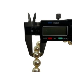 アコヤ真珠 ネックレス 10mm シルバー　金具　刻印ありの画像