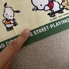 無料でどうぞ！ポチャッコのハンカチです☺️の画像