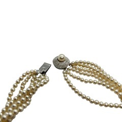 アコヤ真珠　パール　0.3mm ネックレス　3連の画像
