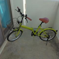 ノーパンク折りたたみ自転車の画像
