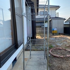 スチールラック4段　決まりました。の画像
