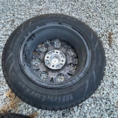 スタッドレス タイヤホイールセット/クロームメッキホイールナット付属175/65R14の画像