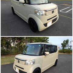 平成 25 年式／ホンダ／NーBOX／G／スマートキー／社外 ナビ／テレビ／ETC／アルミホイール／前後ドラレコ／ワコーズ エンジンオイルなど交換／車内 清掃済み／車検 08/01の画像