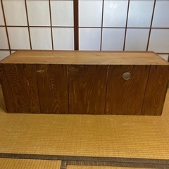 レトロ　テレビ台　TVボード　木製　和ダンス　　の画像