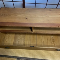 レトロ　テレビ台　TVボード　木製　和ダンス　　の画像