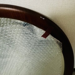 カリモク karimoku オーバル ウォールミラー 壁掛け鏡 国産家具の画像