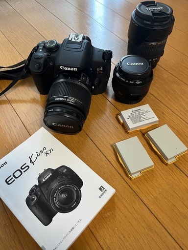Canon  EOS  Kiss  X7i  ＋レンズ3本 ＋付属品多数