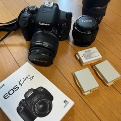 Canon  EOS  Kiss  X7i  ＋レンズ3本 ＋付属品多数の画像
