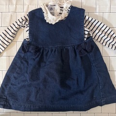 70〜80 女の子　ベビー服5点セット bebe PETIT BATEAU他の画像