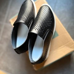 新品メッシュ素材厚底シューズ差し上げます。23.5cmの画像