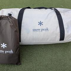 snow peak スノーピーク アメニティドームM アイボリー グランドシート付の画像