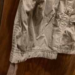 UNIQLO カーキ カーゴパンツ L 7部丈の画像