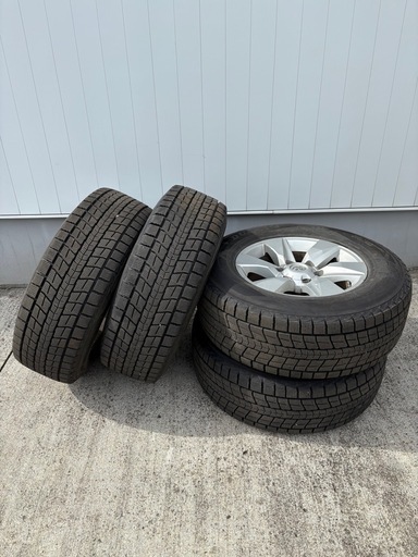 ランドクルーザープラド　純正アルミ　スタッドレスタイヤ