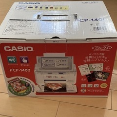 CASIO カシオ プリン写ル フォトプリンタ　PCP-1400 ハガキプリント の画像