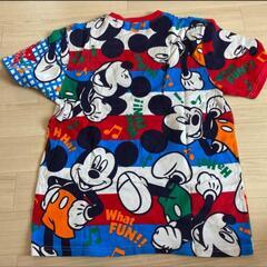 ディズニーミッキー 総柄Tシャツ Mサイズの画像