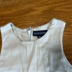 Ralph Lauren ベージュ ワンピース 80の画像