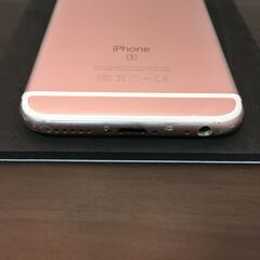 動作品　iphone 6s　64GB　ローズゴールド　SIMフリー　充電71％の画像