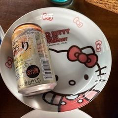 昭和レトロ！キティちゃんのお皿4枚セットの画像