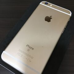 動作品　iphone 6s　64GB　ゴールド　SIMフリー　充電82％の画像