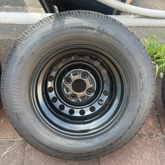 新車外し　ダイハツ　アトレー ハイゼット　トラック　145/80-12 鉄チン　４本セットの画像