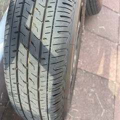 新車外し　ダイハツ　アトレー ハイゼット　トラック　145/80-12 鉄チン　４本セットの画像