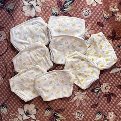 布おむつカバー8点 50cm 新生児　ベビーの画像