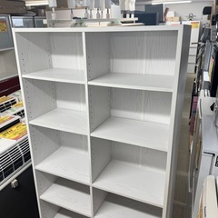 【超美品‼️】定価13,707円♪ コーナン 88cm幅オープンラック 本棚 書棚 多目的棚 ブックシェルフ 収納家具 木目調ホワイト♪の画像