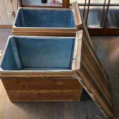お茶箱2つの画像