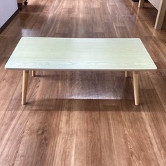 折りたたみテーブル（クリーム)【町田市再生家具】0827
の画像
