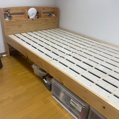 シングルベッド　フレームのみの画像