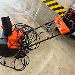 除雪機　電気 スノーホエールの画像