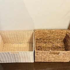 ニトリ　 バスケット　2個セットの画像