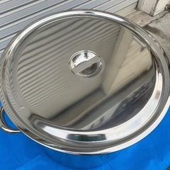 2024年購入 業務用 モリブデン 大型 ステンレス 寸胴鍋 51cm 94L 蓋付き 目盛付 両手鍋 厨房用品 調理器具 店舗用品 飲食店 スープ鍋の画像