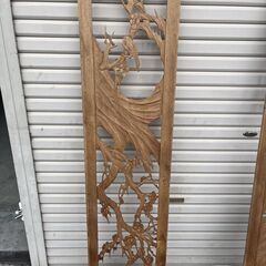 欄間　一対の画像