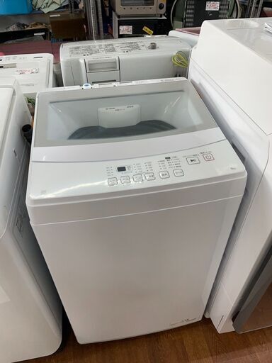 洗濯機　No.4048　ニトリ　2024年製　6kg　NT60L1WH　【リサイクルショップどりーむ天保山店】