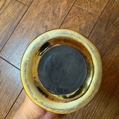 貯金箱　郵便ポスト　金色の画像