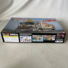 アオシマ文化教材社 1/32 トラック野郎 シリーズ No.1 一番星 故郷特急便 リニューアル 未使用未組立自宅保管品  の画像