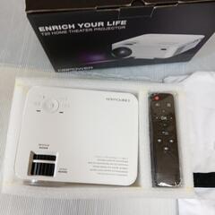 取り引き決まりました！超お買い得!!DＢPＯWＥR/ホー厶プロジェクター新品未使用、100インチのスクリーン付き!の画像