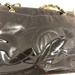 ★ CHANEL 正規品　汚れあり　BLACKチェーン　ショルダーバッグの画像