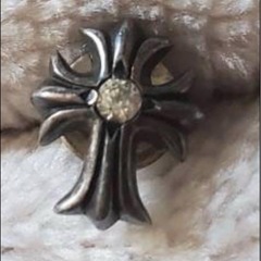 クロムハーツ ピアス　CHクロススタッド1Pダイヤの画像